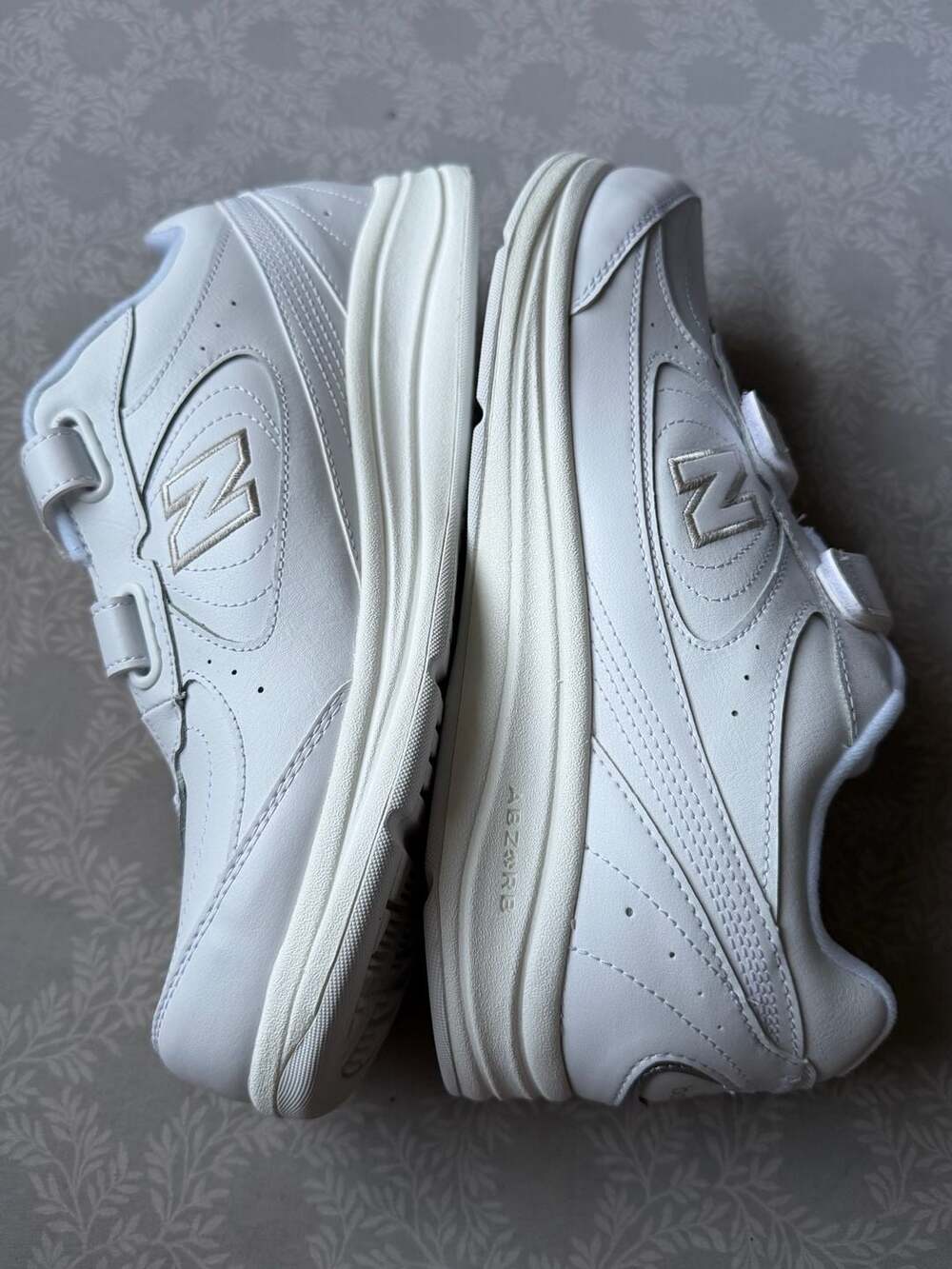 New Balance 577 Hook and Loop White Walking Shoes